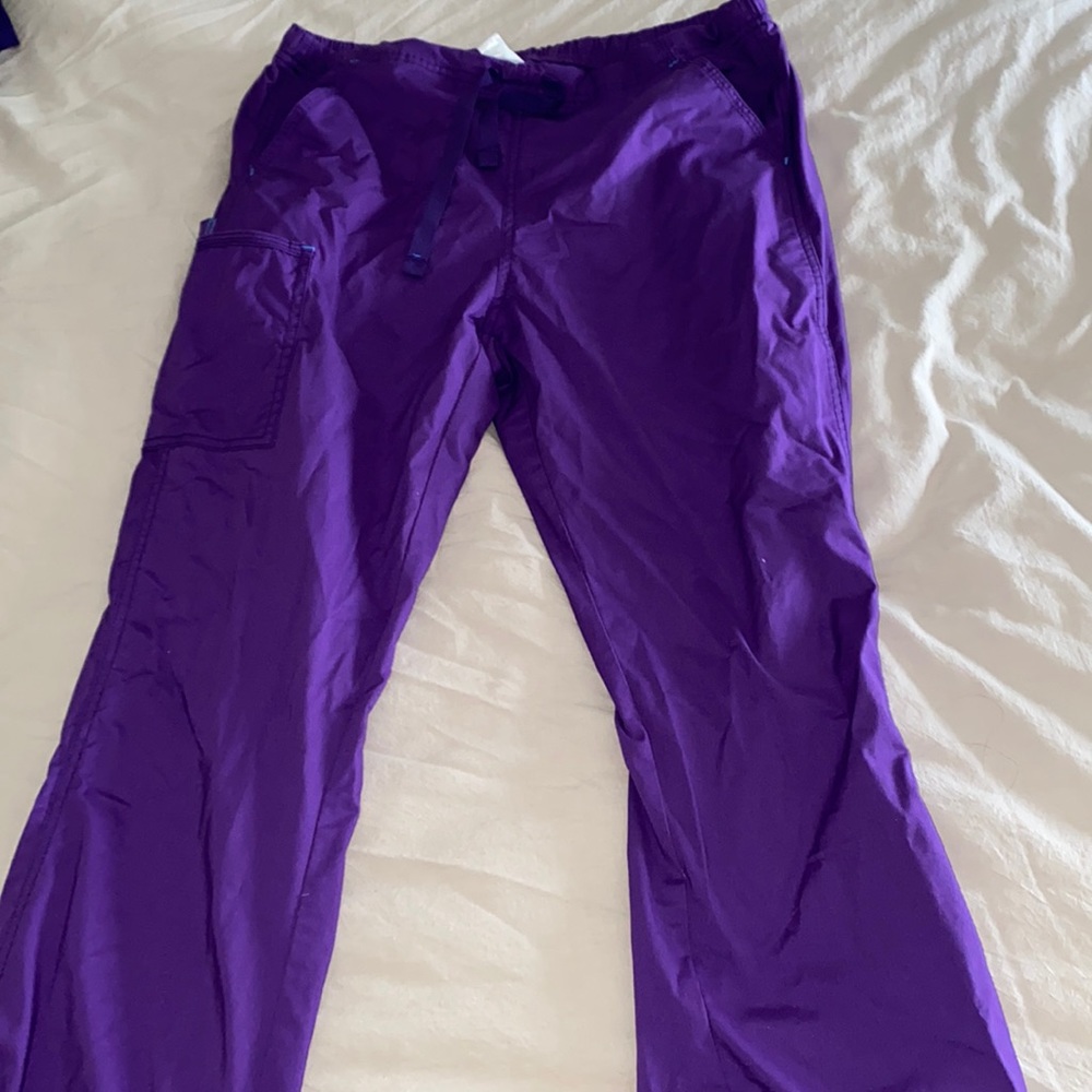 Wonderwink purple scrub pants